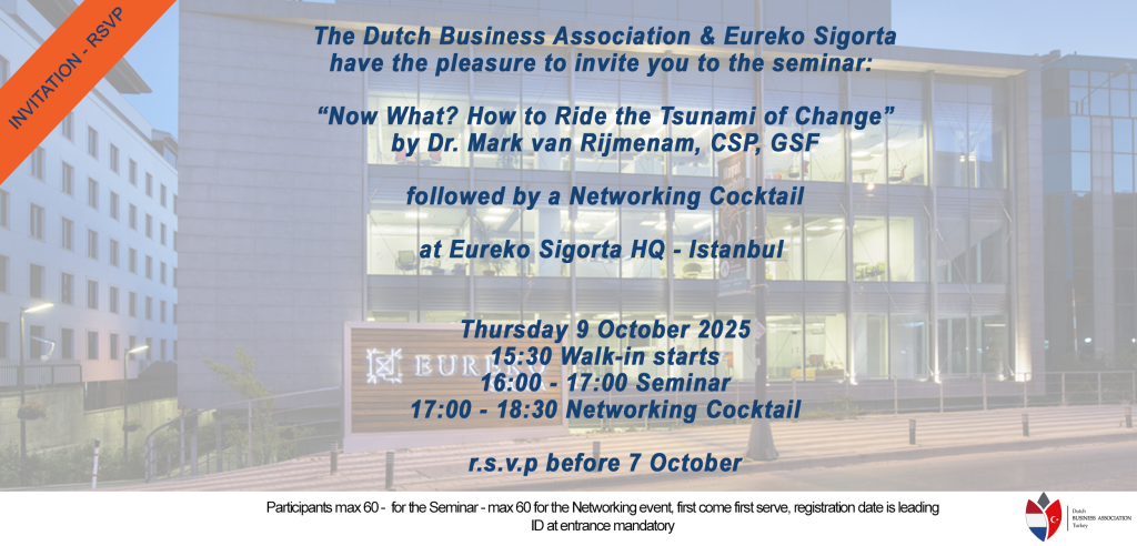 Save the Date Now What How to Ride the Tsunami of Change Eureko Sigorta